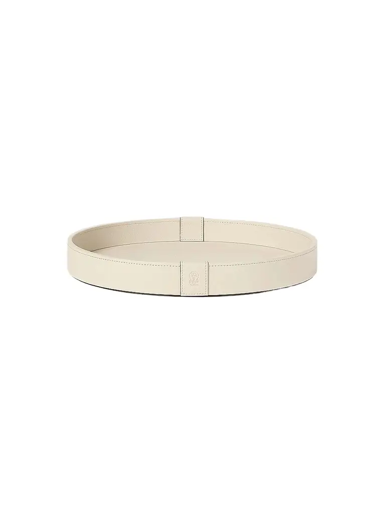 Brunello Cucinelli Wooden Tray with Leather Cover | Image 1 Brunello Cucinelli Wooden Tray with Leather Cover | Image 1