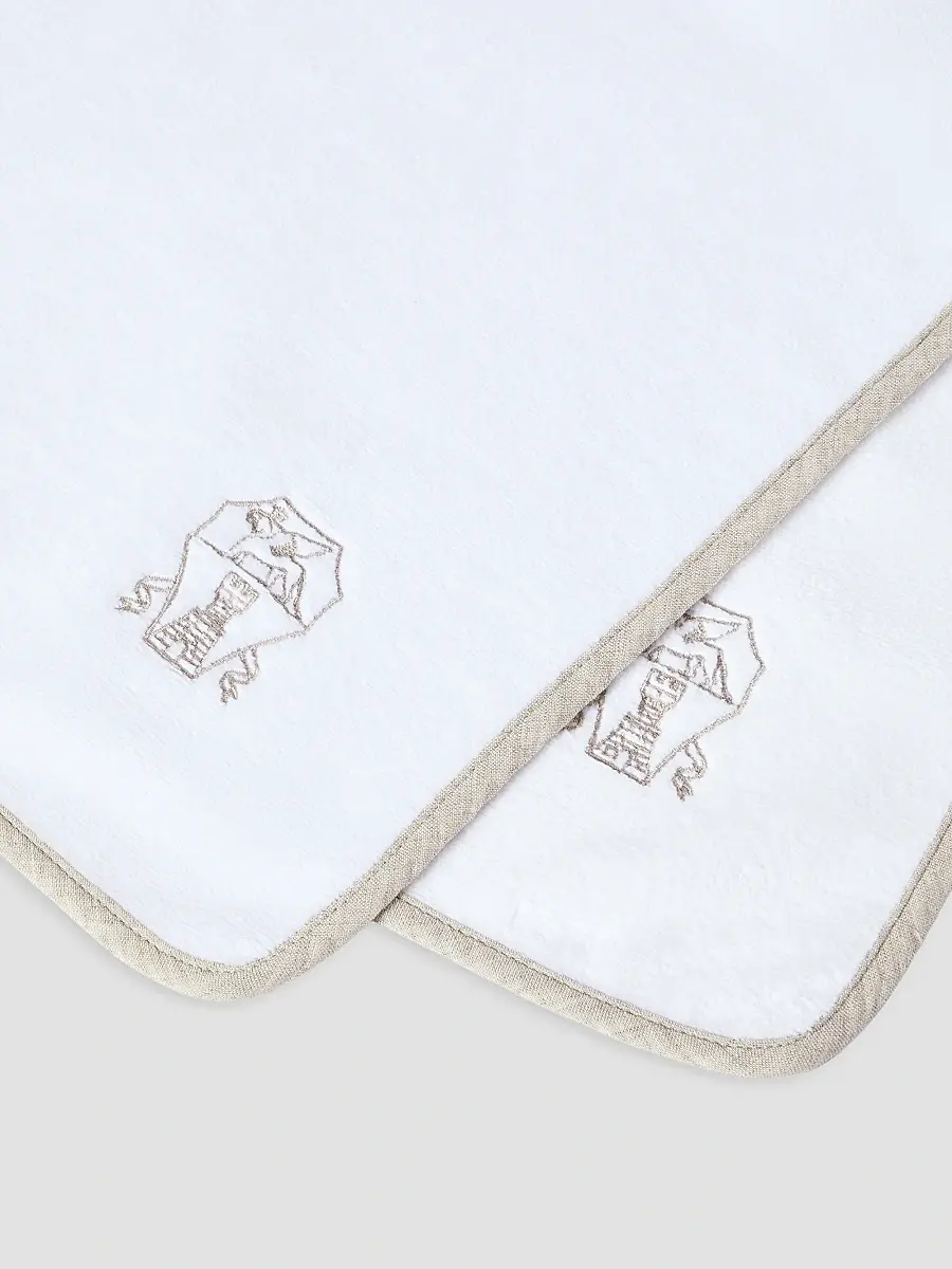 Brunello Cucinelli 2-Piece Cotton Terrycloth Towel Set | Thumbnail 3 Brunello Cucinelli 2-Piece Cotton Terrycloth Towel Set | Thumbnail 3