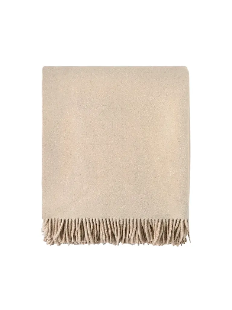 Brunello Cucinelli Two-Tone Cashmere Double Cloth Throw | Image 1 Brunello Cucinelli Two-Tone Cashmere Double Cloth Throw | Image 1