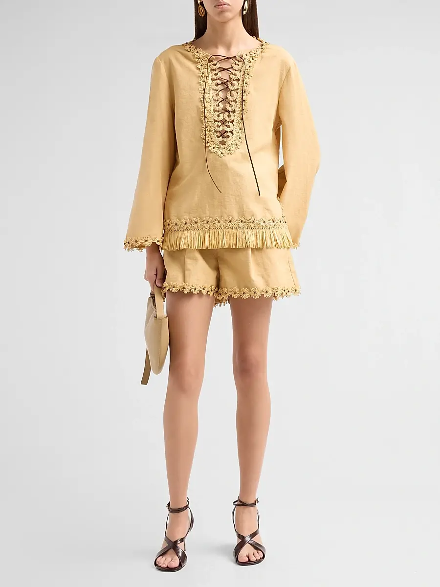 Zimmermann Women's Mahon Tunic Top | Thumbnail 2 Zimmermann Women's Mahon Tunic Top | Thumbnail 2