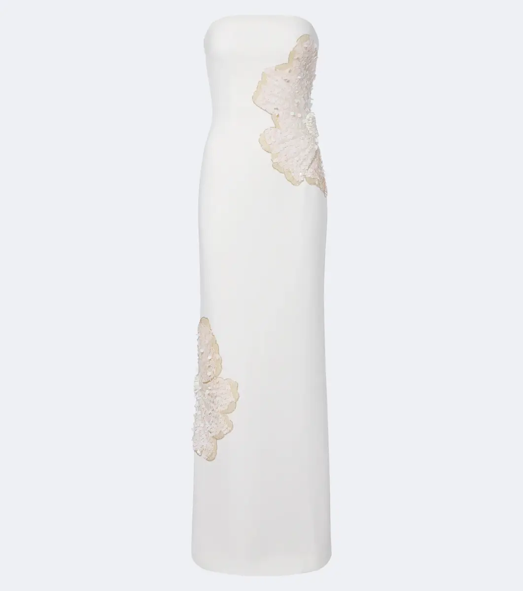 Rebecca Vallance Sequined strapless gown | Thumbnail 2