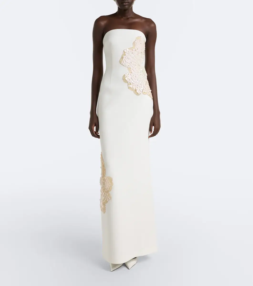 Rebecca Vallance Sequined strapless gown | Thumbnail 3