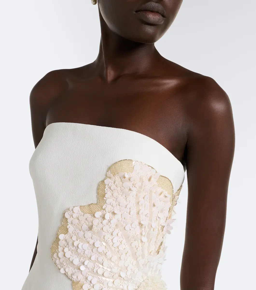 Rebecca Vallance Sequined strapless gown | Thumbnail 4