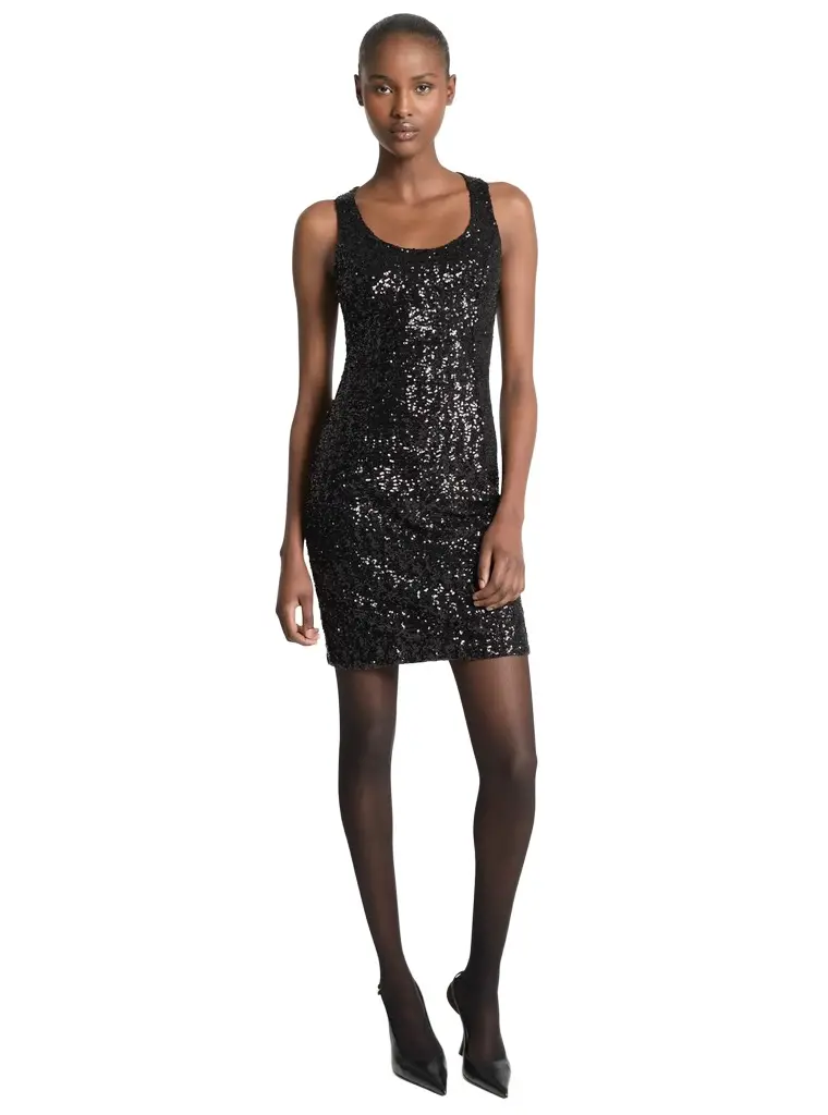 Michael Kors Collection Sequined Stretch Mini Dress | Image 1 Michael Kors Collection Sequined Stretch Mini Dress | Image 1