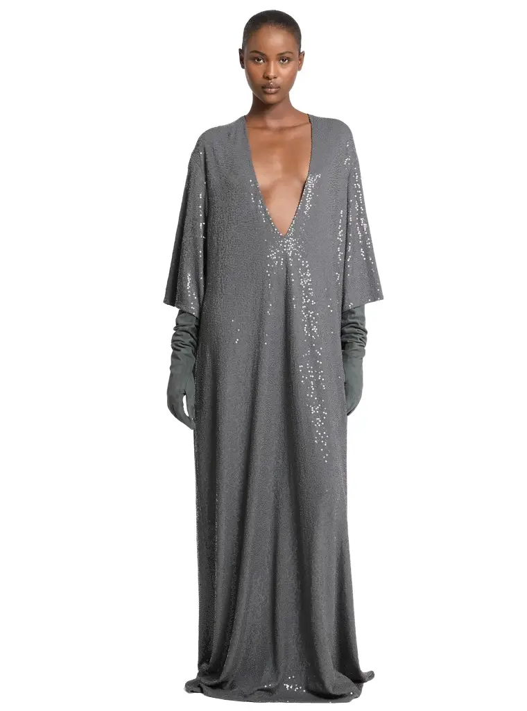 Michael Kors Collection Hand-Embroidered Sequin Stretch Jersey Caftan Gown | Image 1 Michael Kors Collection Hand-Embroidered Sequin Stretch Jersey Caftan Gown | Image 1