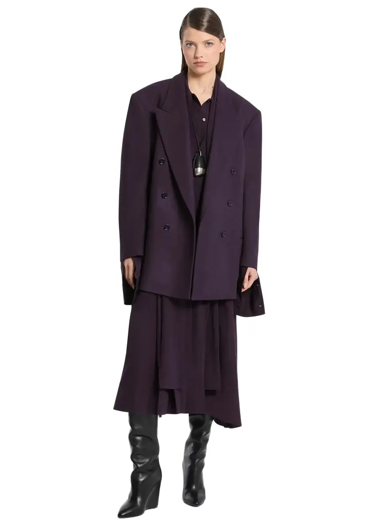 Michael Kors Collection Shawn Wool Double-Breasted Blazer | Image 1 Michael Kors Collection Shawn Wool Double-Breasted Blazer | Image 1