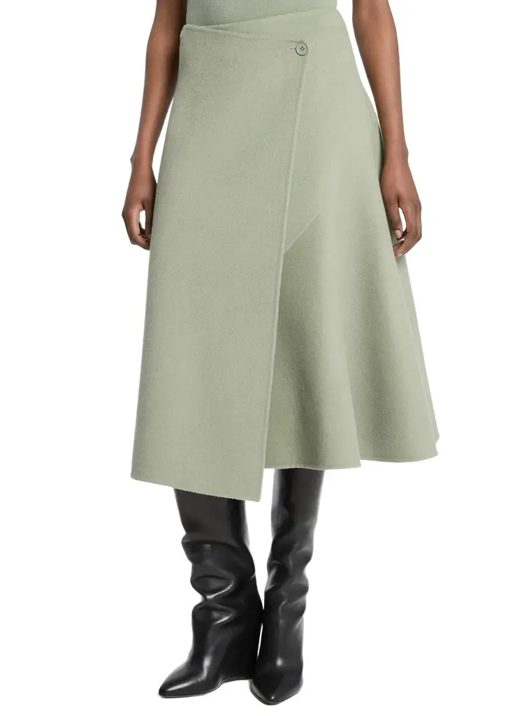 Michael Kors Collection Double Faced Wool Wrap Skirt | Image 1 Michael Kors Collection Double Faced Wool Wrap Skirt | Image 1