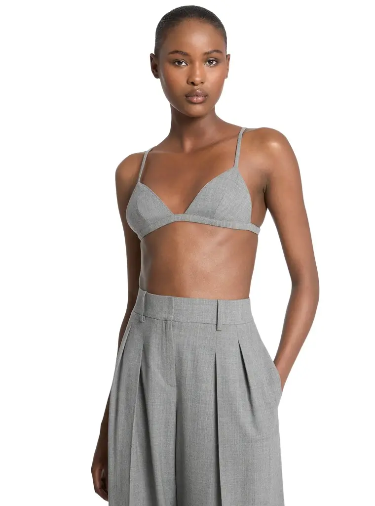 Michael Kors Collection Stretch Tropical Wool Bralette | Image 1 Michael Kors Collection Stretch Tropical Wool Bralette | Image 1