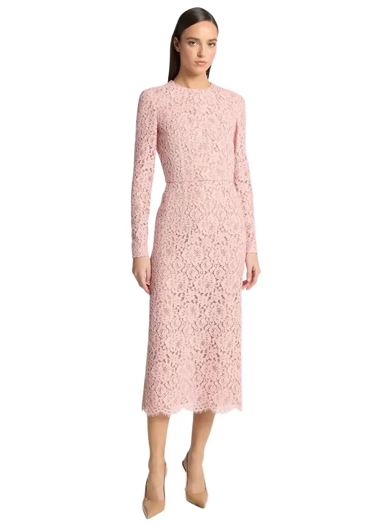 Michael Kors Collection Corded Floral Lace Sheath Dress | Image 1 Michael Kors Collection Corded Floral Lace Sheath Dress | Image 1