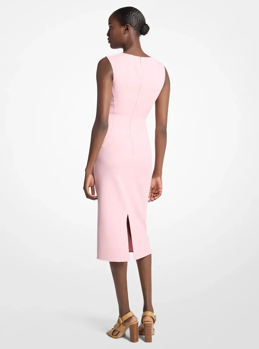 Michael Kors Collection Double Faced Stretch Wool Sheath Dress in Purple | Thumbnail 2 Michael Kors Collection Double Faced Stretch Wool Sheath Dress in Purple | Thumbnail 2