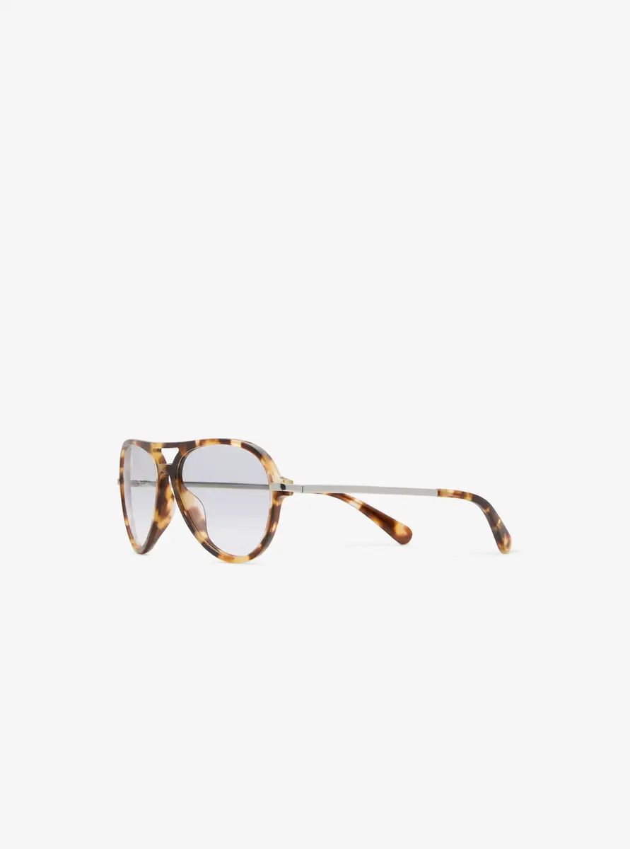 Michael Kors Collection Felice Blue Light Glasses in Brown - One Size by Michael Kors Collection | Thumbnail 2