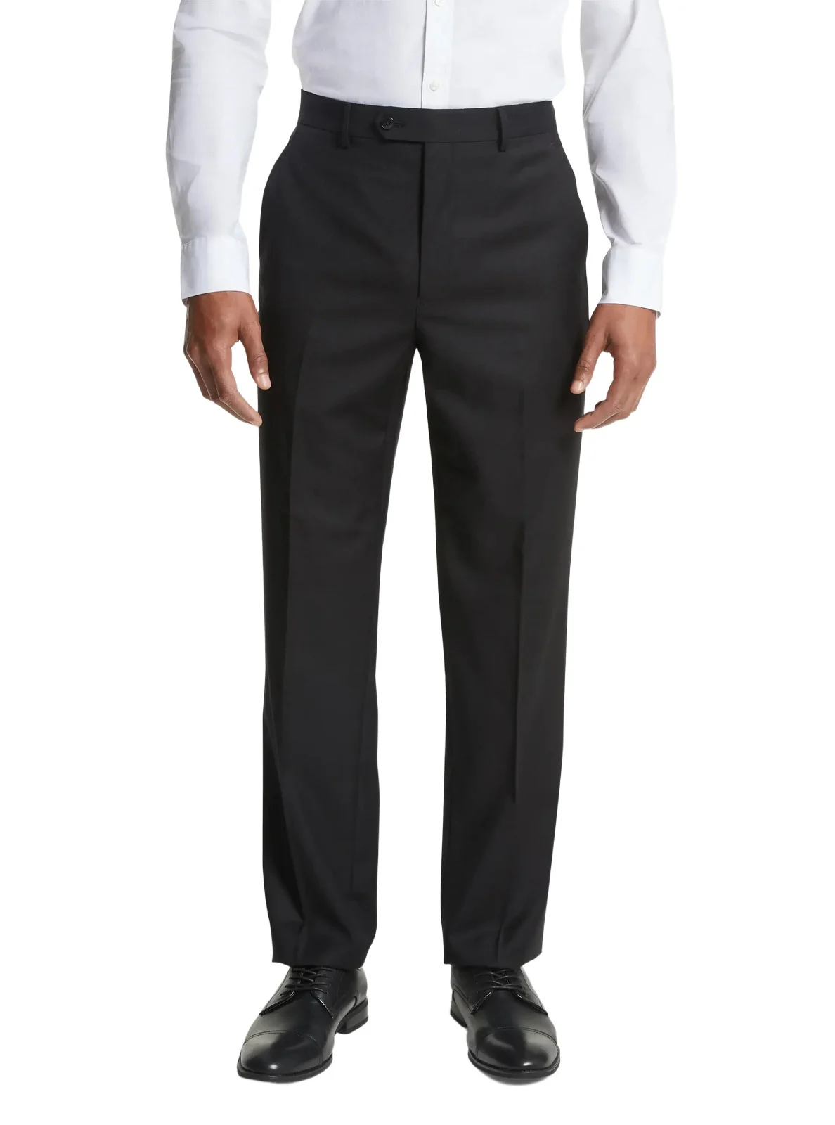 Michael Kors Collection Modern-Fit Wool Blend Suit Pants in Black