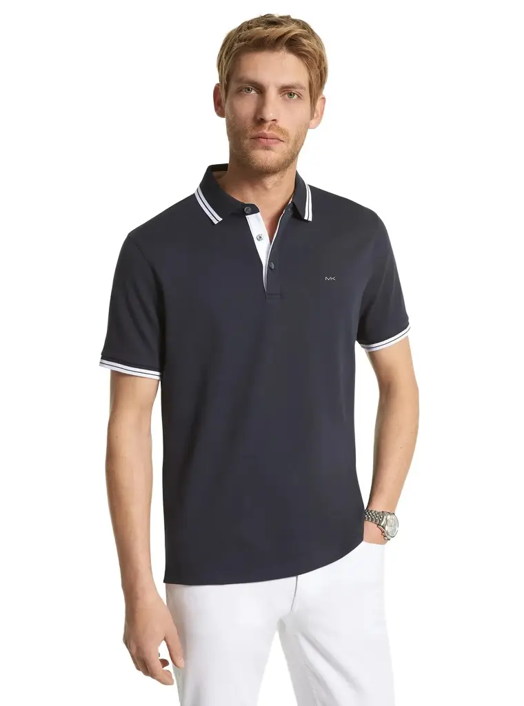 Michael Kors Collection Greenwich Cotton Polo Shirt in