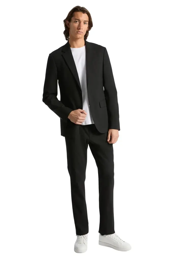 Michael Kors Collection Stretch Tech Tailored Blazer in Black