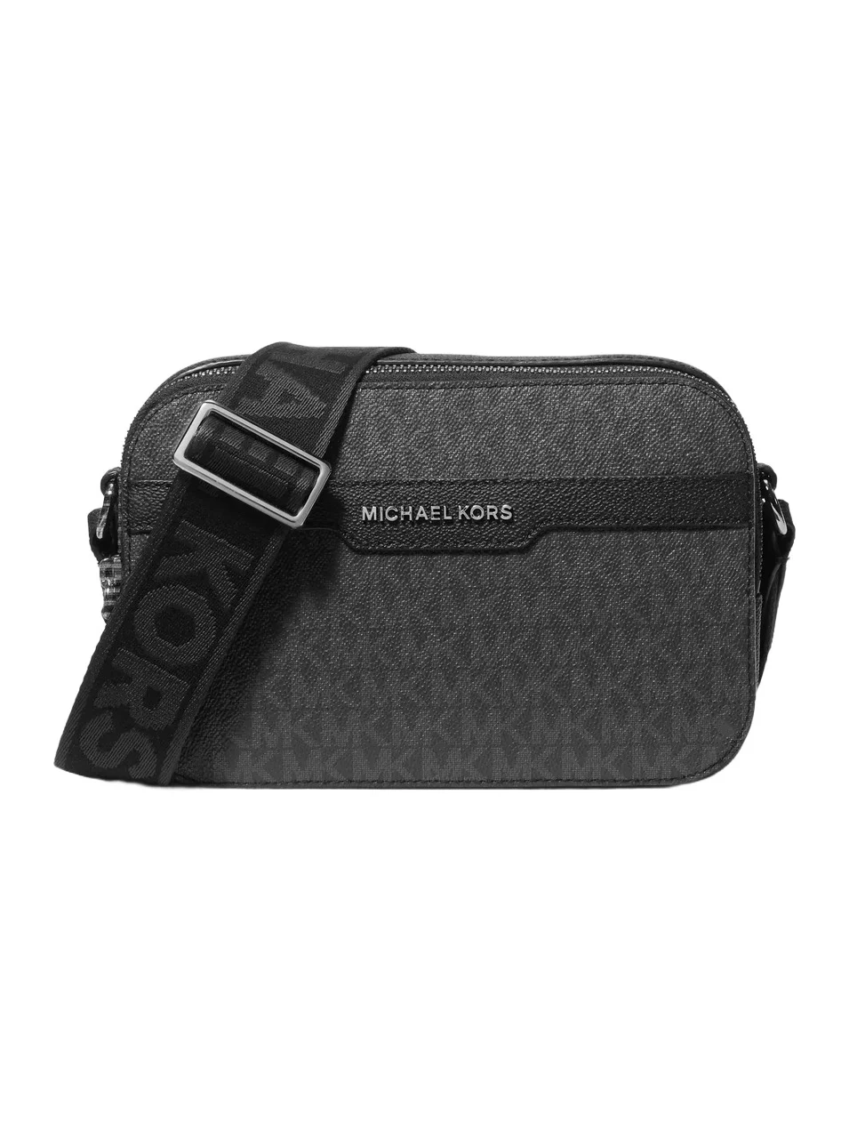 Michael Kors Collection Hudson Signature Logo Camera Crossbody Bag in Black - One Size by Michael Kors Mens