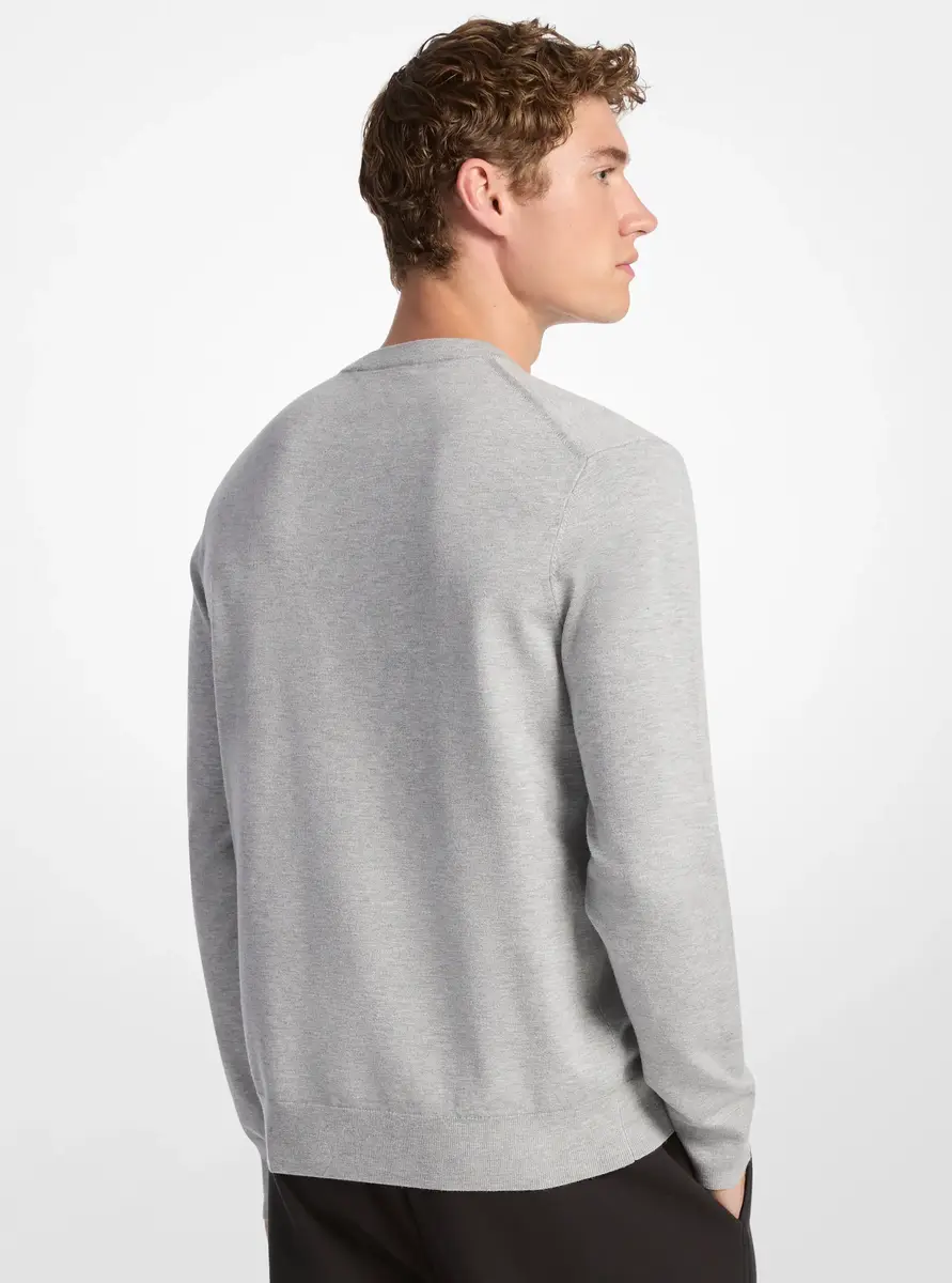 Michael Kors Collection Ski Intarsia Sweater in Brown | Thumbnail 2