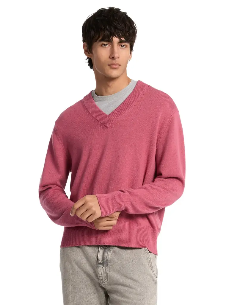 Michael Kors Collection Wool and Cotton Blend Polo Sweater | Image 1 Michael Kors Collection Wool and Cotton Blend Polo Sweater | Image 1