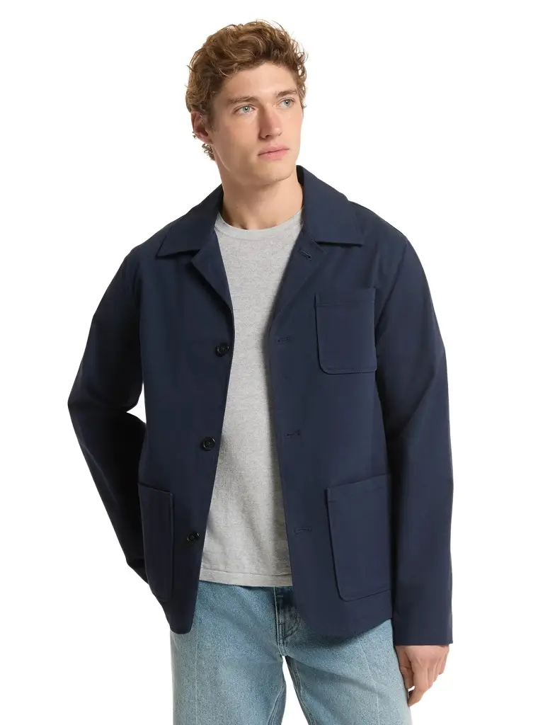 Michael Kors Collection Cotton-and-Linen Blend Chore Coat | Image 1 Michael Kors Collection Cotton-and-Linen Blend Chore Coat | Image 1