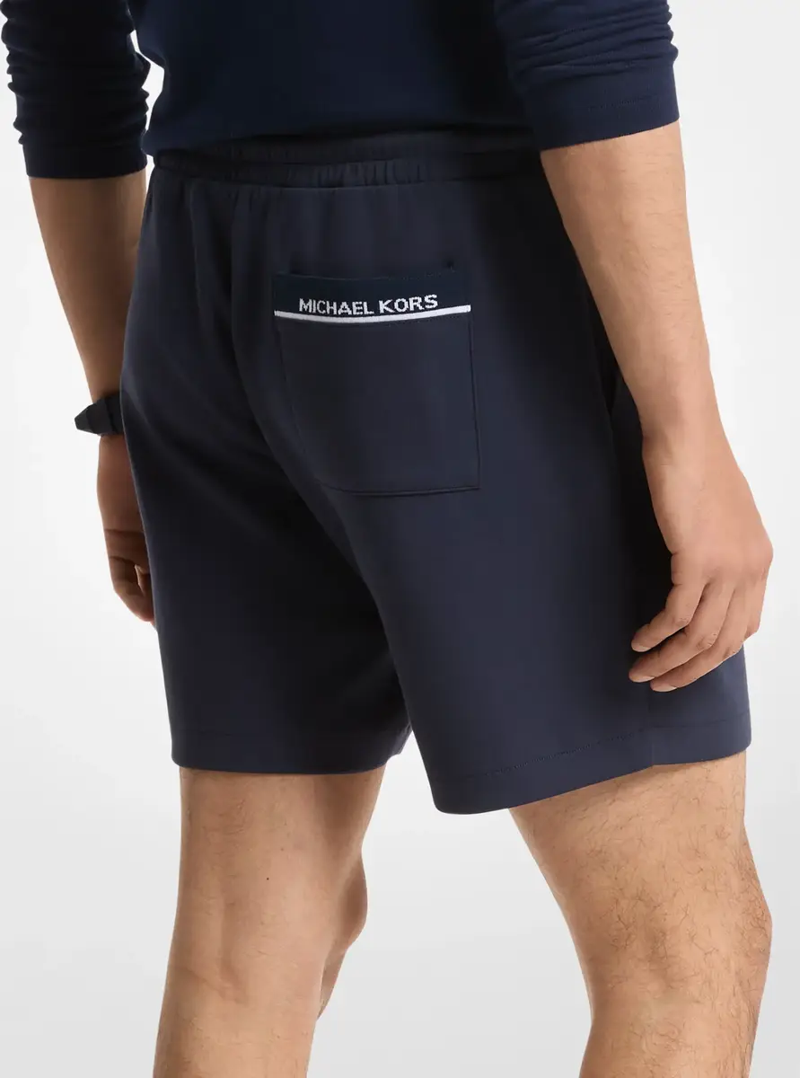 Michael Kors Collection Logo Pocket Cotton Blend Shorts in | Thumbnail 2 Michael Kors Collection Logo Pocket Cotton Blend Shorts in | Thumbnail 2