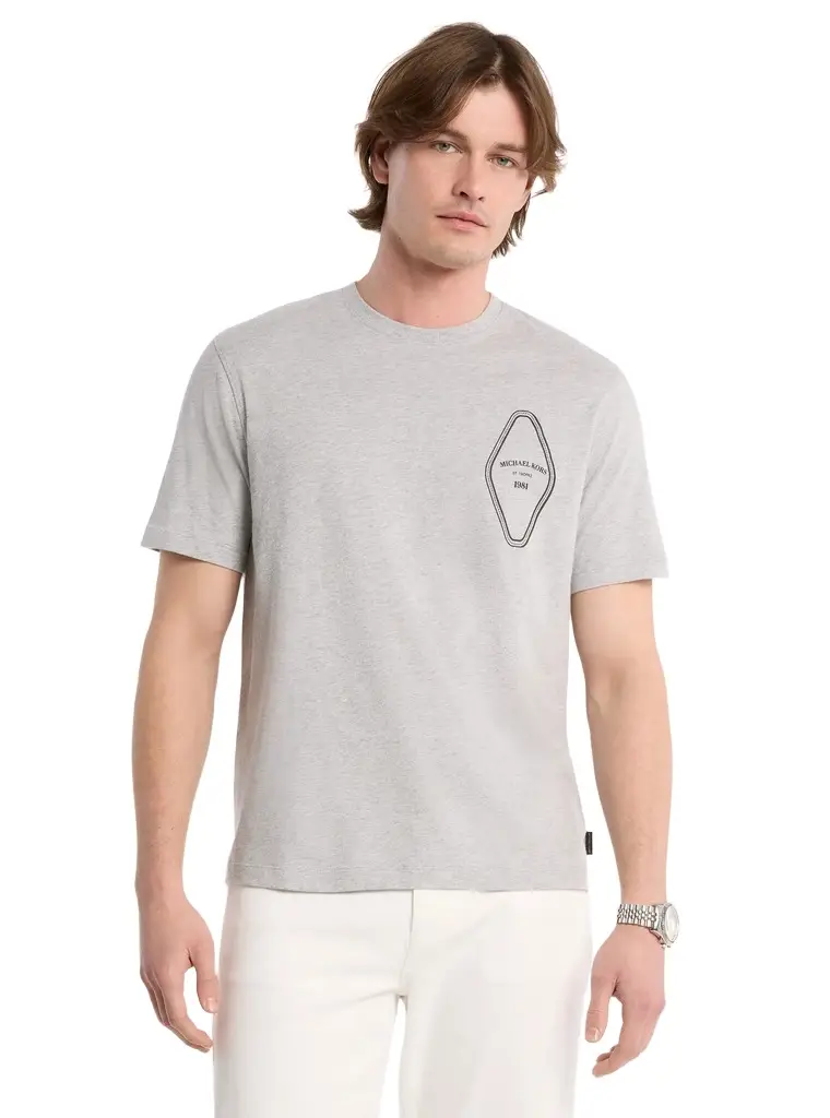 Michael Kors Collection Graphic Logo Cotton T-Shirt in