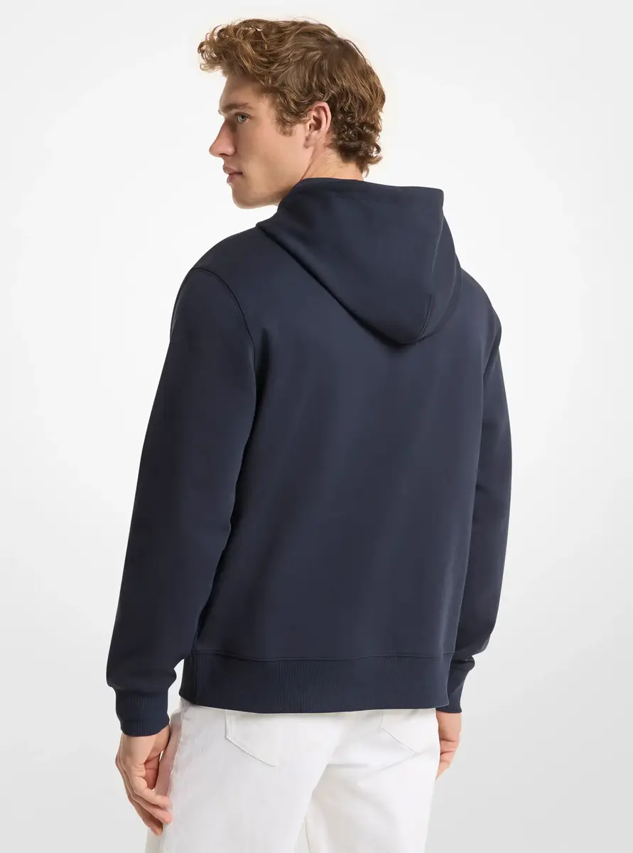 Michael Kors Collection Saint Tropez Cotton Blend Hoodie in | Thumbnail 2 Michael Kors Collection Saint Tropez Cotton Blend Hoodie in | Thumbnail 2