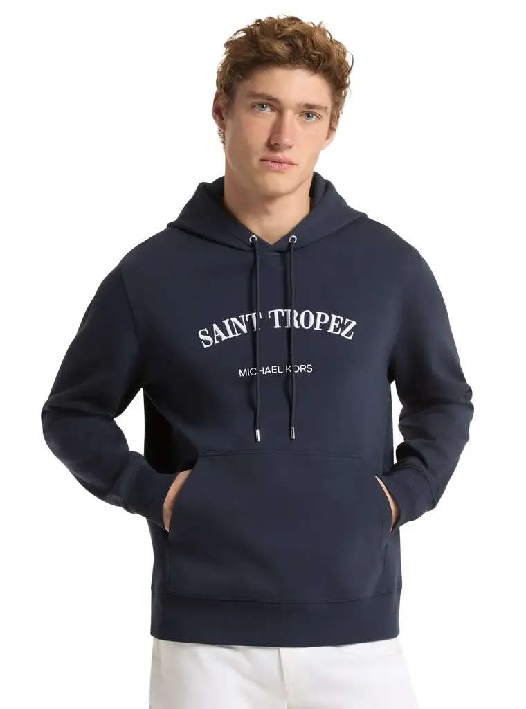 Michael Kors Collection Saint Tropez Cotton Blend Hoodie in