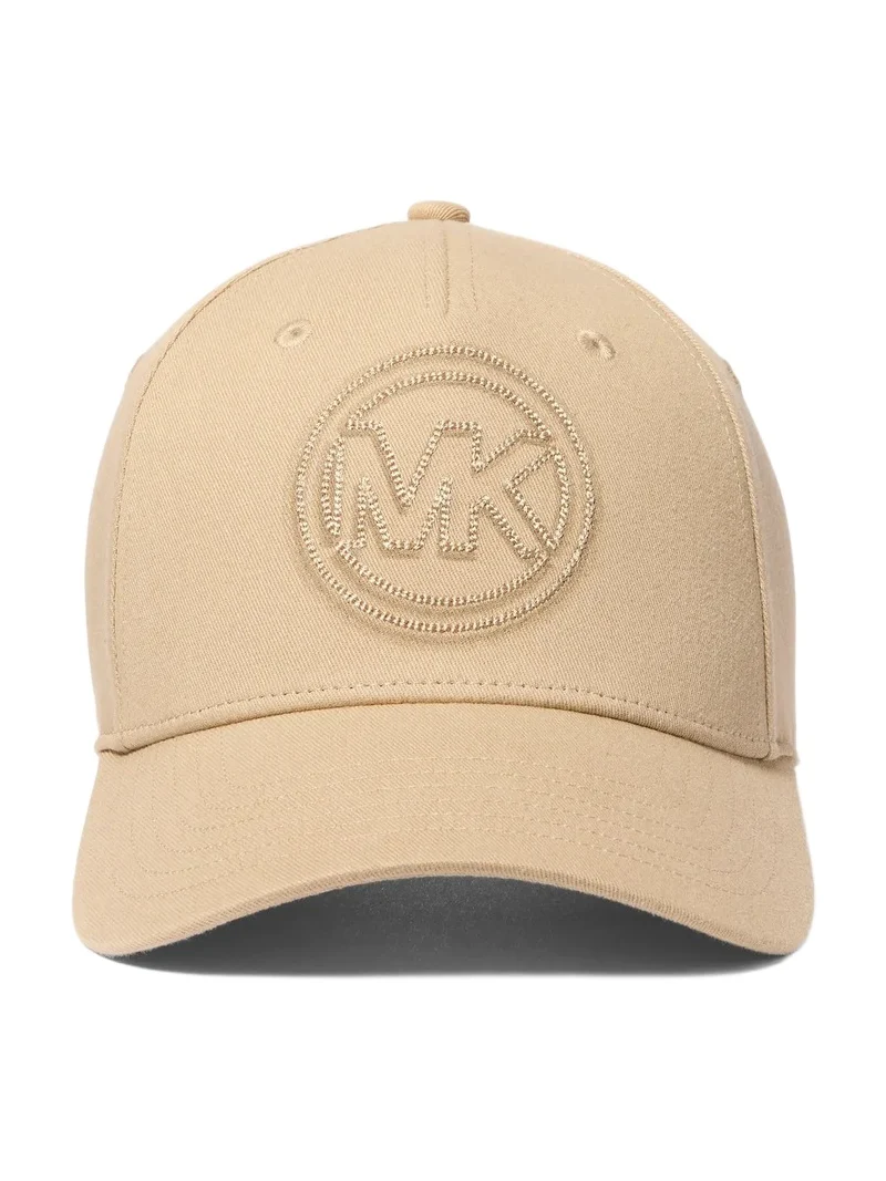 Michael Kors Collection Logo Charm Cotton Baseball Hat in Natural - One Size by Michael Kors Mens