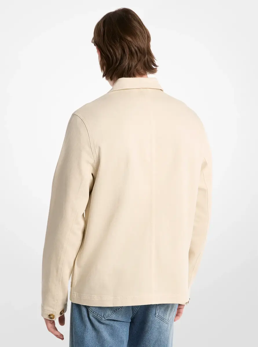 Michael Kors Collection Denim Chore Jacket in Natural | Thumbnail 2