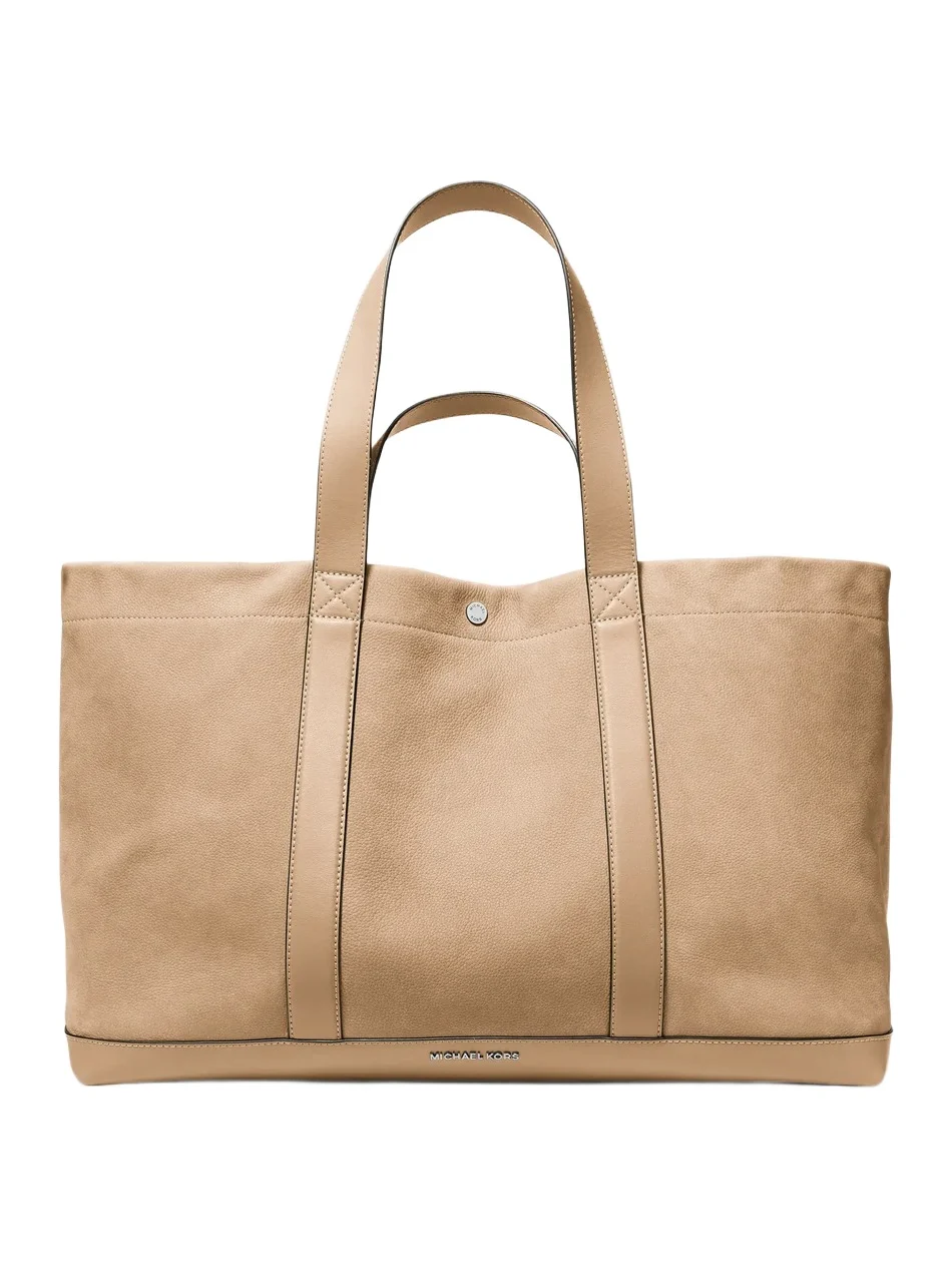 Michael Kors Collection Whitley Medium Nubuck Tote Bag in Natural - One Size by Michael Kors Mens