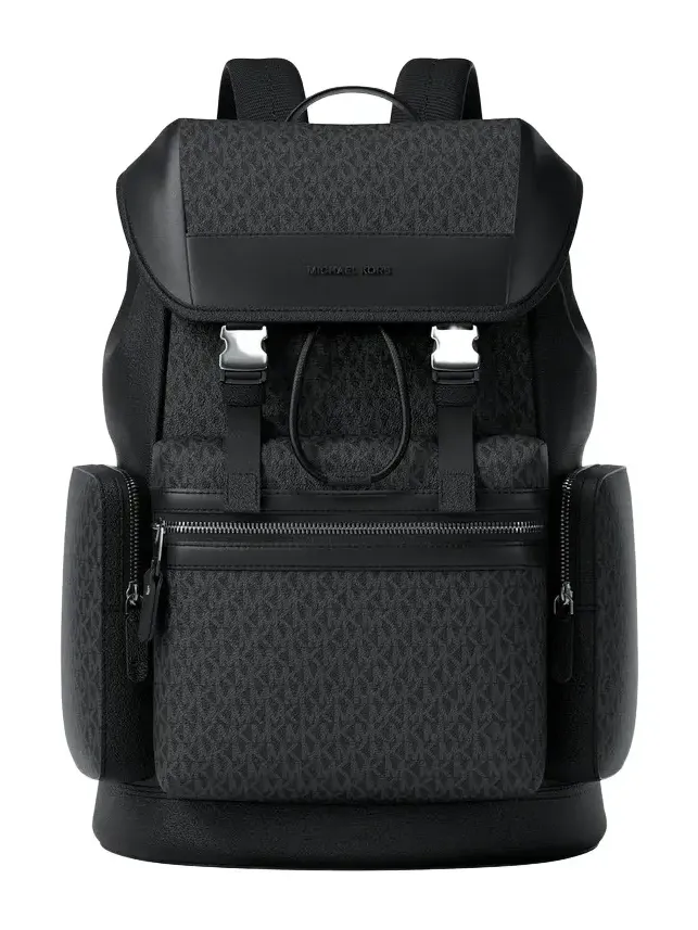 Jet Set Signature Logo Backpack in Black - One Size by Michael Kors Mens Jet Set Signature Logo Backpack in Black - One Size by Michael Kors Mens