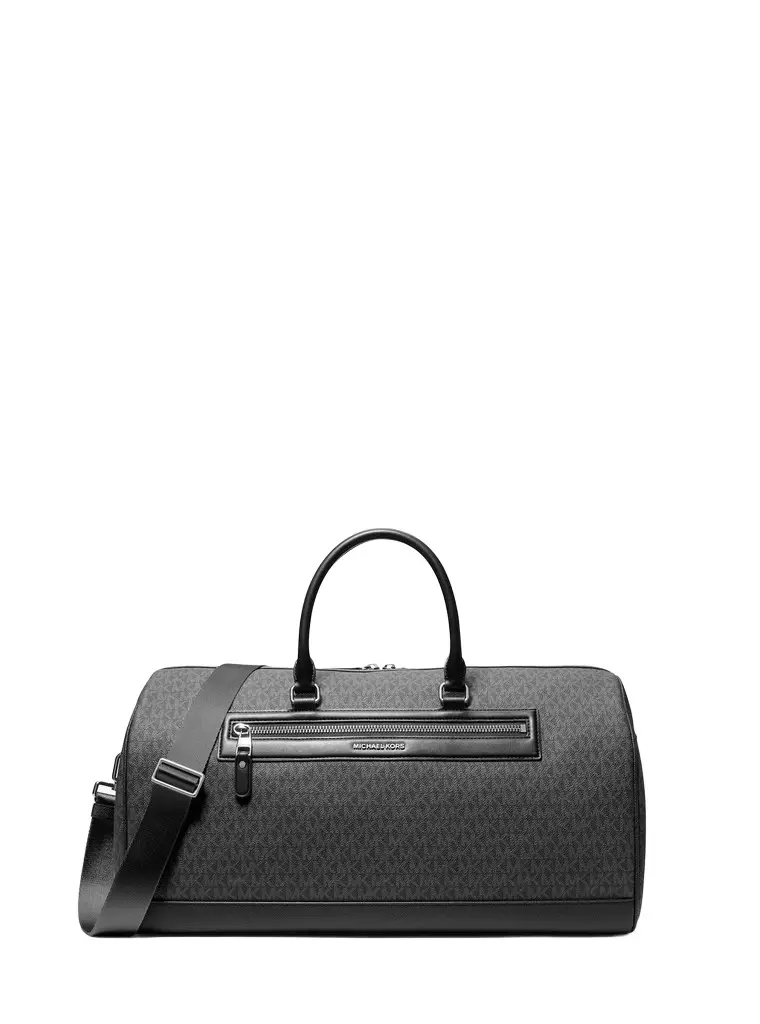 Michael Kors Collection Jet Set Signature Logo Weekender Bag | Image 1 Michael Kors Collection Jet Set Signature Logo Weekender Bag | Image 1