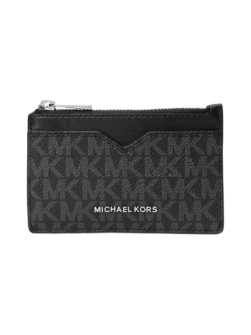 Michael Kors Collection Hudson Signature Logo Card Case in Black - One Size by Michael Kors Mens