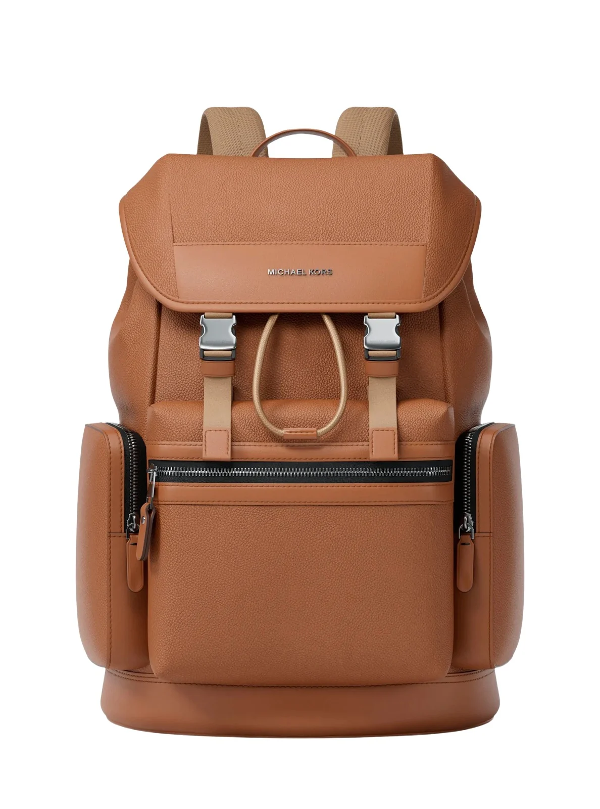 Michael Kors Collection Jet Set Pebbled Leather Backpack in Brown - One Size by Michael Kors Mens