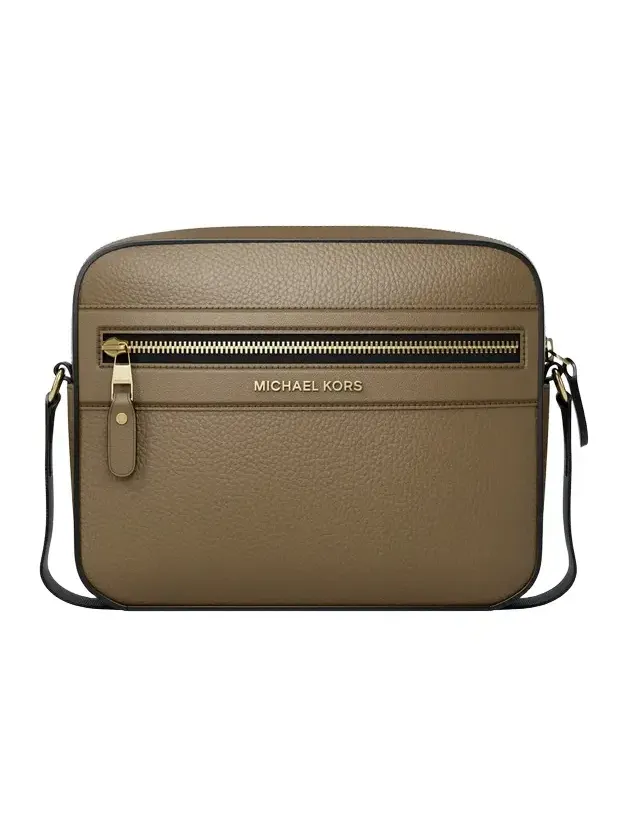 Jet Set Pebbled Leather Crossbody Bag in Green - One Size by Michael Kors Mens