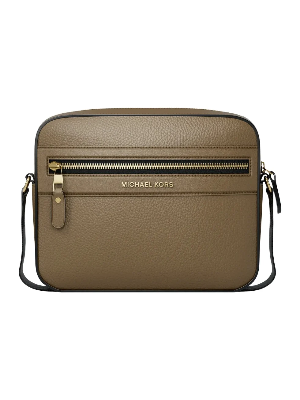 Michael Kors Collection Jet Set Pebbled Leather Crossbody Bag in Green - One Size by Michael Kors Mens