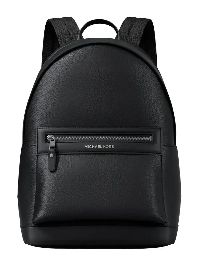 Jet Set Pebbled Leather Backpack in Black - One Size by Michael Kors Mens