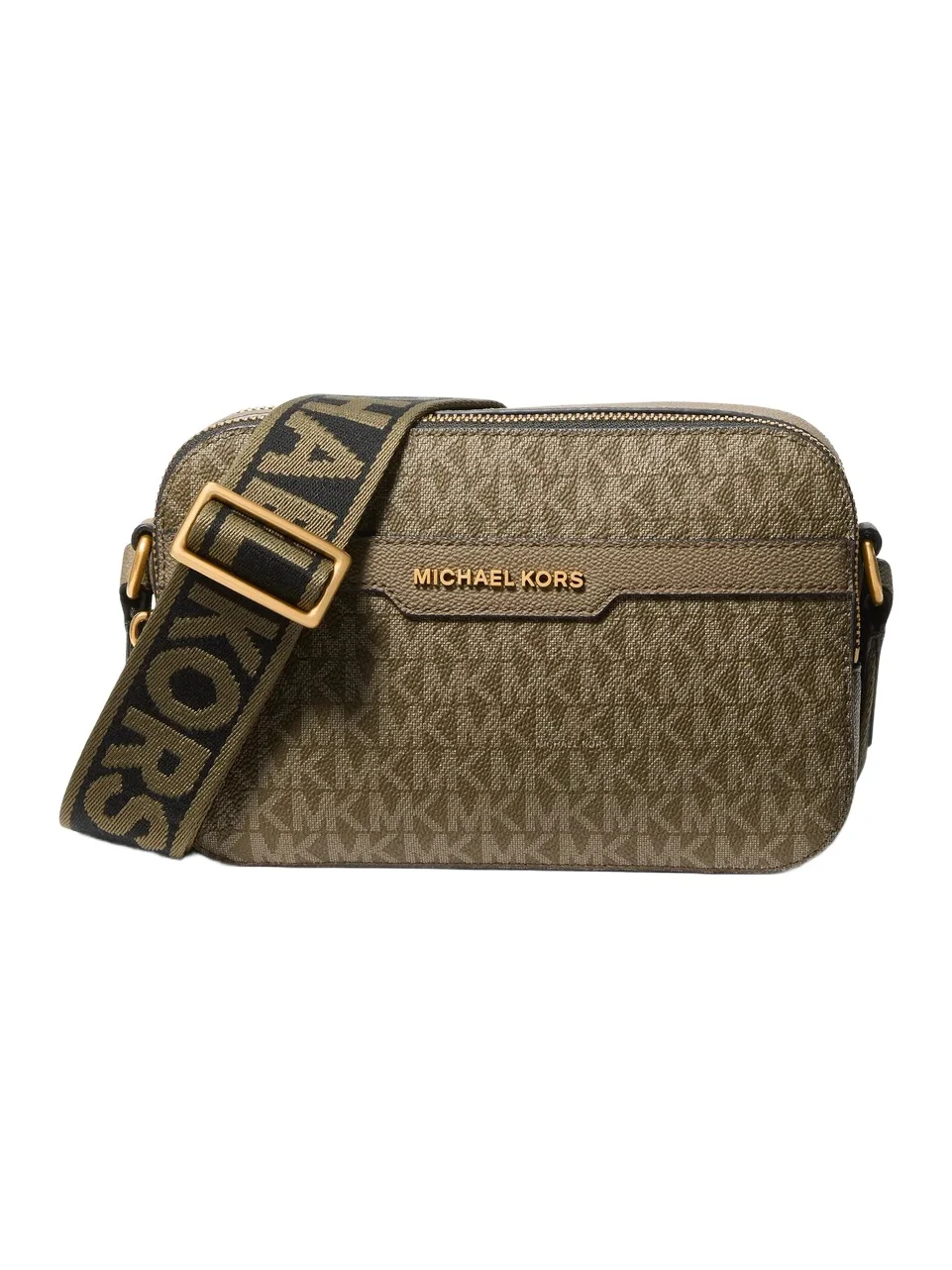 Michael Kors Collection Hudson Signature Logo Camera Crossbody Bag in Green - One Size by Michael Kors Mens