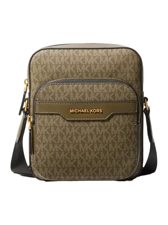 Hudson Mini Signature Logo Flight Bag in Green - One Size by Michael Kors Mens