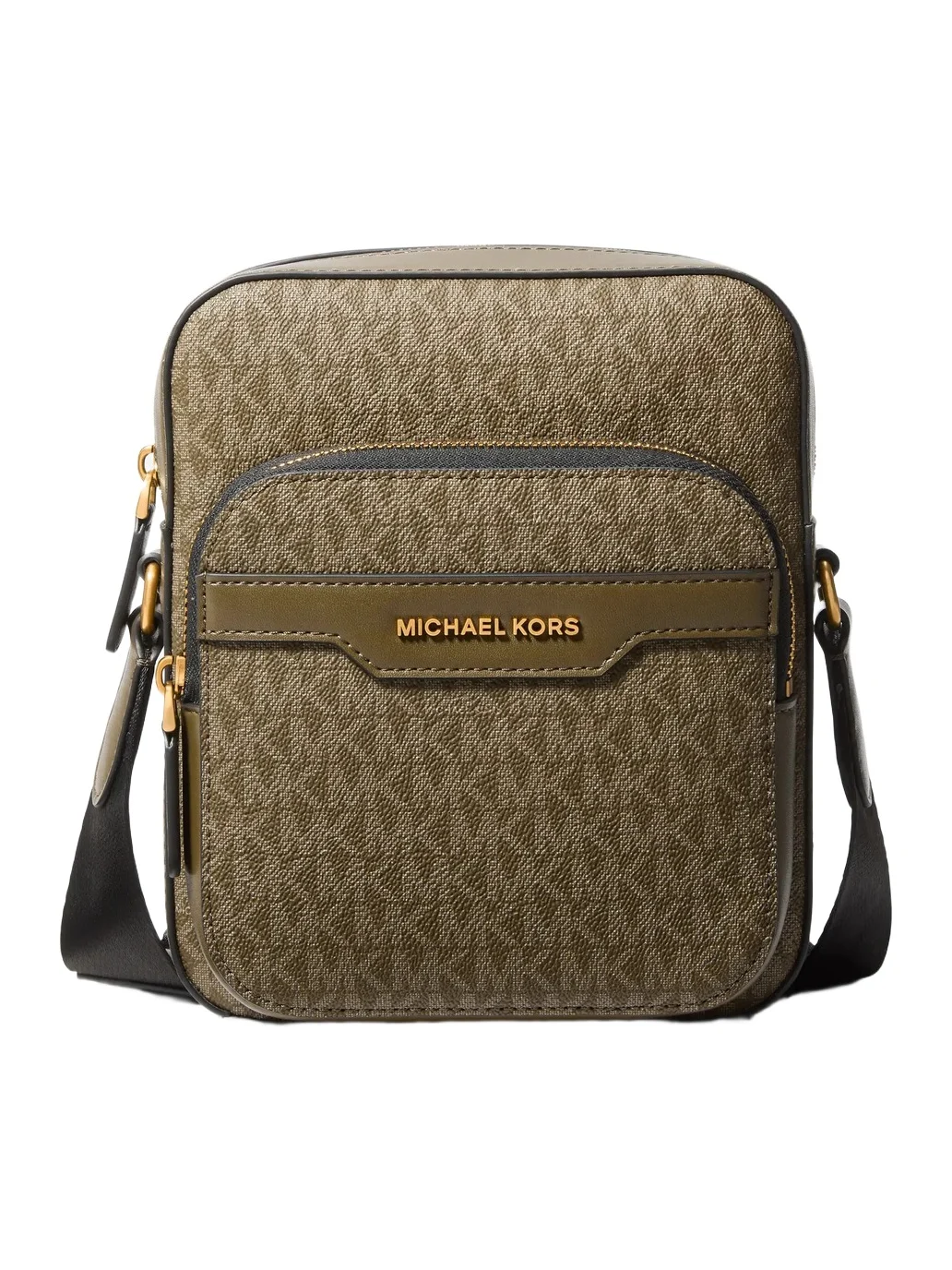 Michael Kors Collection Hudson Mini Signature Logo Flight Bag in Green - One Size by Michael Kors Mens