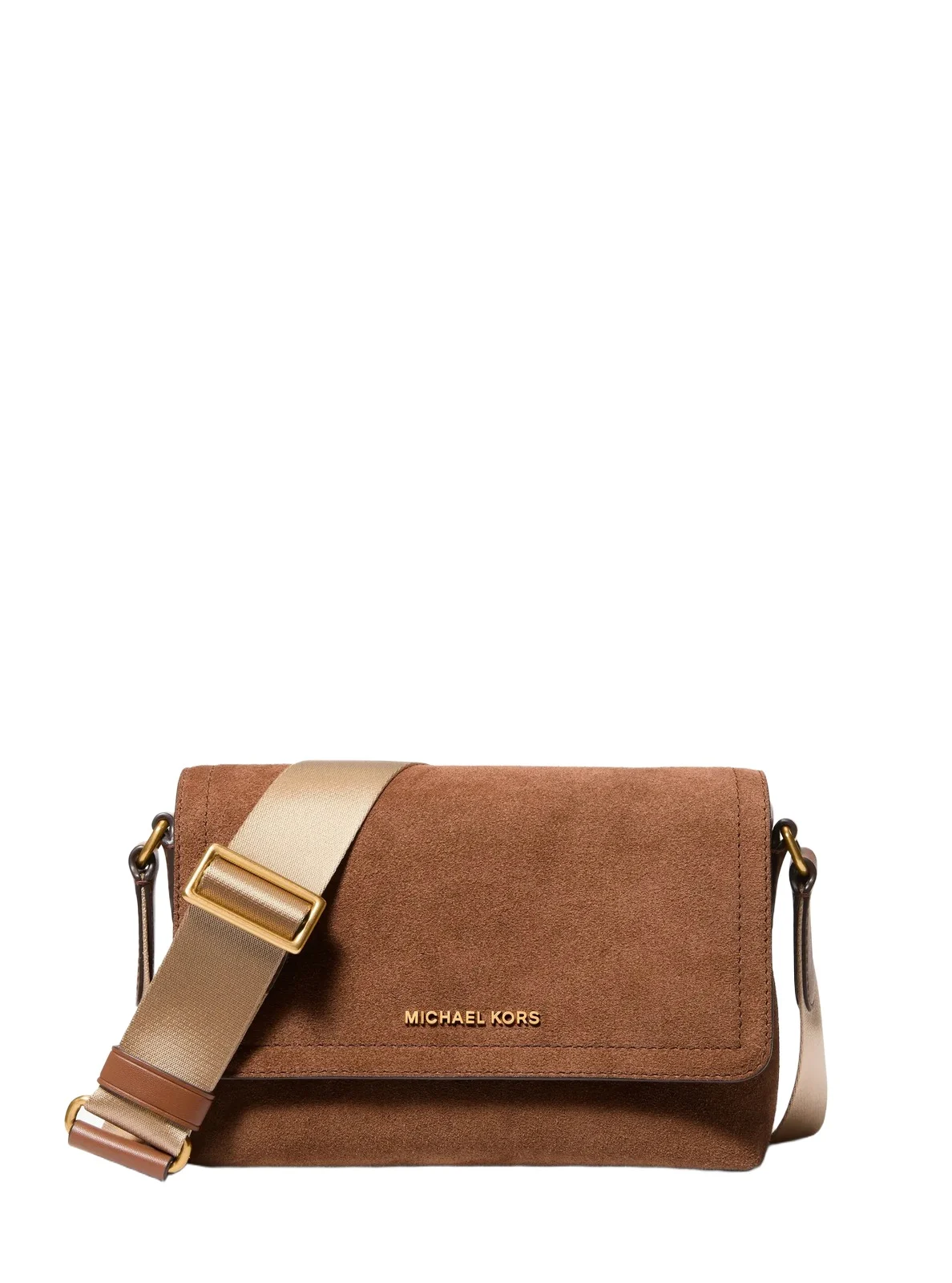 Hudson Mini Suede Messenger Bag in Brown - One Size by Michael Kors Mens