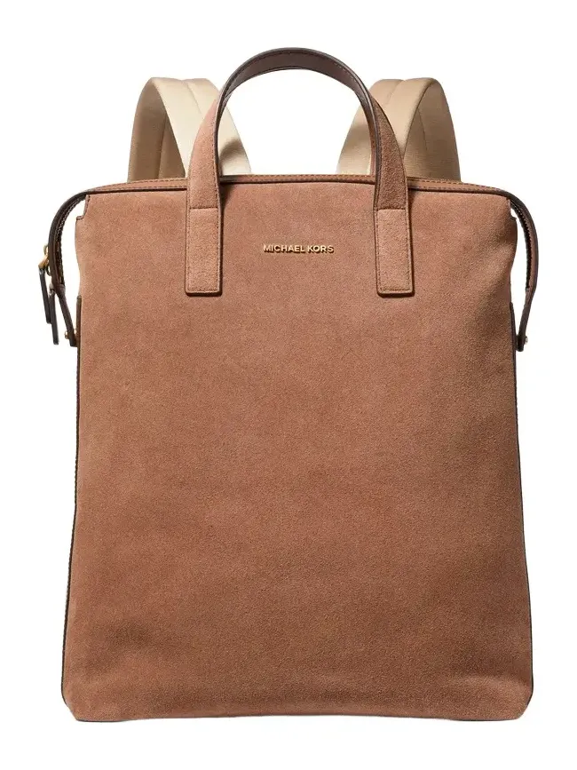 Nicholas Suede Convertible Backpack in Brown - One Size by Michael Kors Mens Nicholas Suede Convertible Backpack in Brown - One Size by Michael Kors Mens