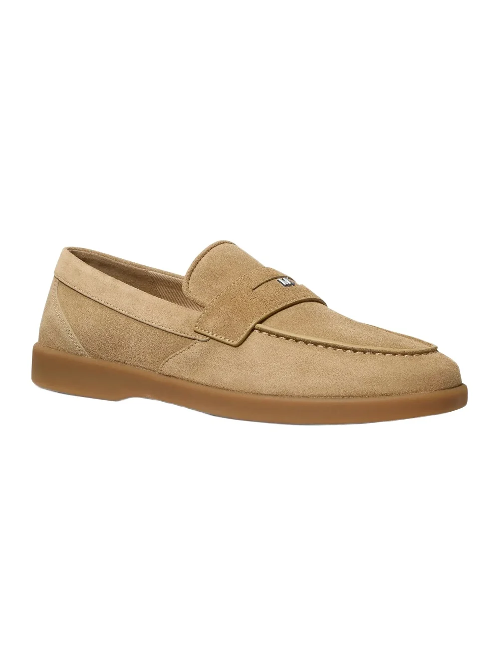 Michael Kors Collection Wesley Suede Loafer in Natural