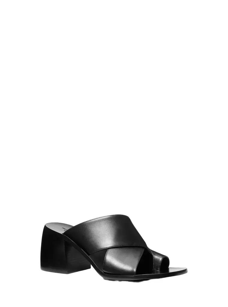 Michael Kors Collection Meghan Leather Mule | Image 1 Michael Kors Collection Meghan Leather Mule | Image 1