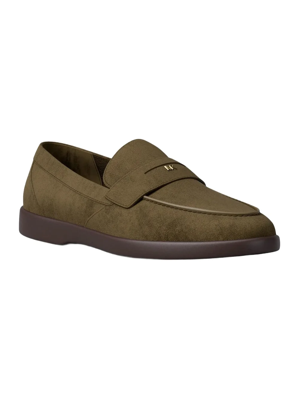 Michael Kors Collection Wesley Suede Loafer in Green