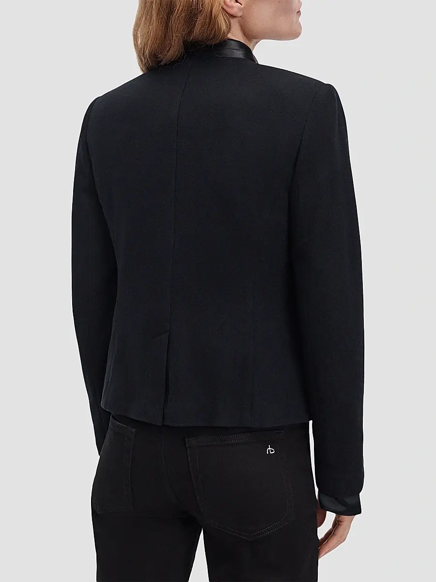 rag & bone Women's Mercer Regalia Wool Blazer | Thumbnail 3 rag & bone Women's Mercer Regalia Wool Blazer | Thumbnail 3