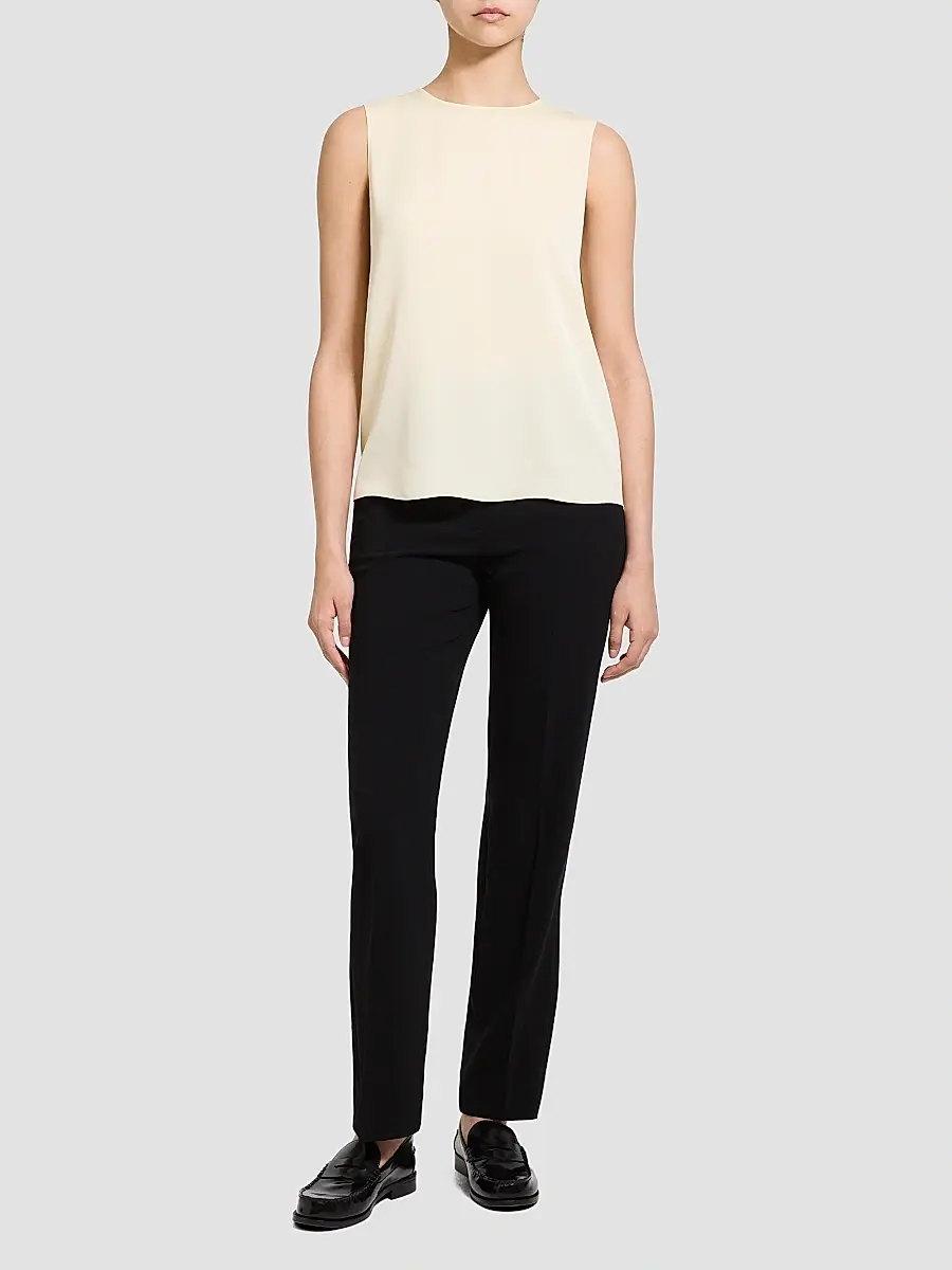 Theory Women's Sleeveless Silk Top | Thumbnail 2 Theory Women's Sleeveless Silk Top | Thumbnail 2