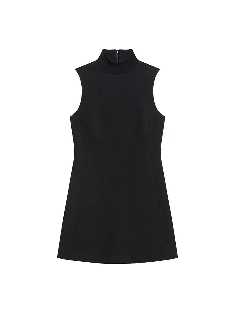 Theory Women's Turtleneck Sleeveless Mini Dress
