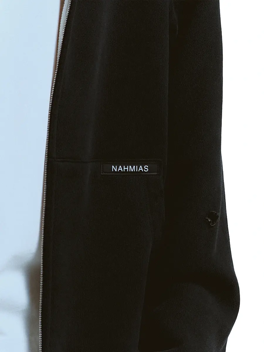 Nahmias Men's Thermal-Lined Zip-Front Hoodie | Thumbnail 6