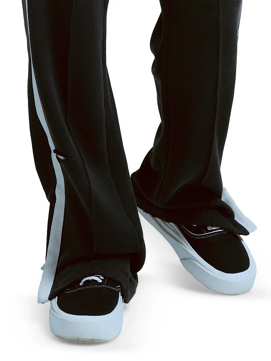 Nahmias Men's Repaired Cotton Wide-Leg Track Pants | Thumbnail 7 Nahmias Men's Repaired Cotton Wide-Leg Track Pants | Thumbnail 7