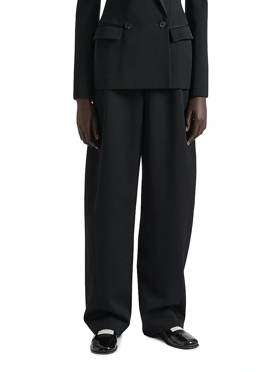 Givenchy Women's Tailored Pants in Wool - Black | Thumbnail 3 Givenchy Women's Tailored Pants in Wool - Black | Thumbnail 3